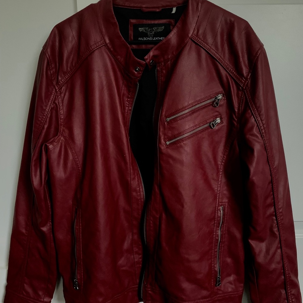 Wilson’s red leather jacket
